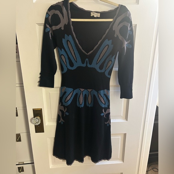 Temperley London Chrochet Trim Silk Dress - Picture 3 of 4